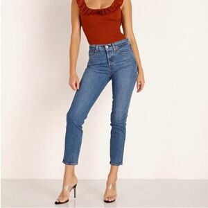 Levi’s Wedgie W25 (US 0/1) Icon Fit Women's Ankle Jeans High Rise Button Fly
